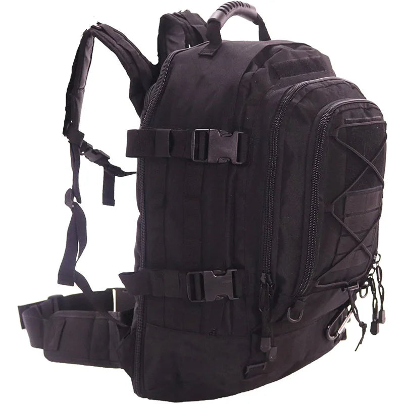 65L Military Backpack for Men, Molle Tactical Rucksack, Waterproof Hiking Bag, Outdoor Survival Gear & Camping Equipment