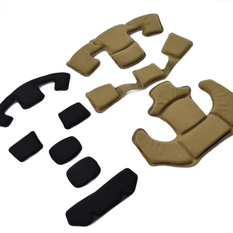 ARMATA Tactical Helmet Liner Memory Foam Helmet Lining Shock-Absorbing Cushion Pad Anti-Slip Breathable Comfortable Protective