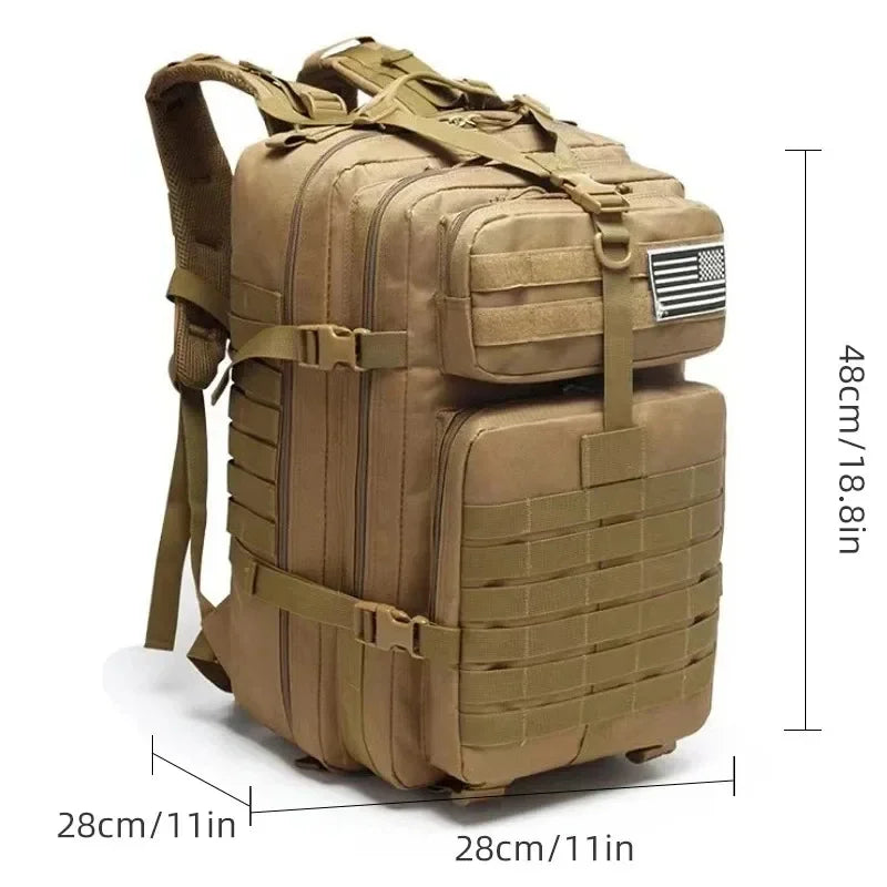 Classic Tactical Outdoor Backpack Bag Men Big Capacity Tactical Men Backpack Camouflage Travel Outdoor Hiking Backpacks Men