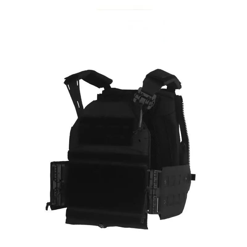 POSEIDON DEFENSE LV-120 Cosplay Traning Airsoft Game Vest Quick Release Aajustable Girdle for Molle Velco System Zipper Pouch