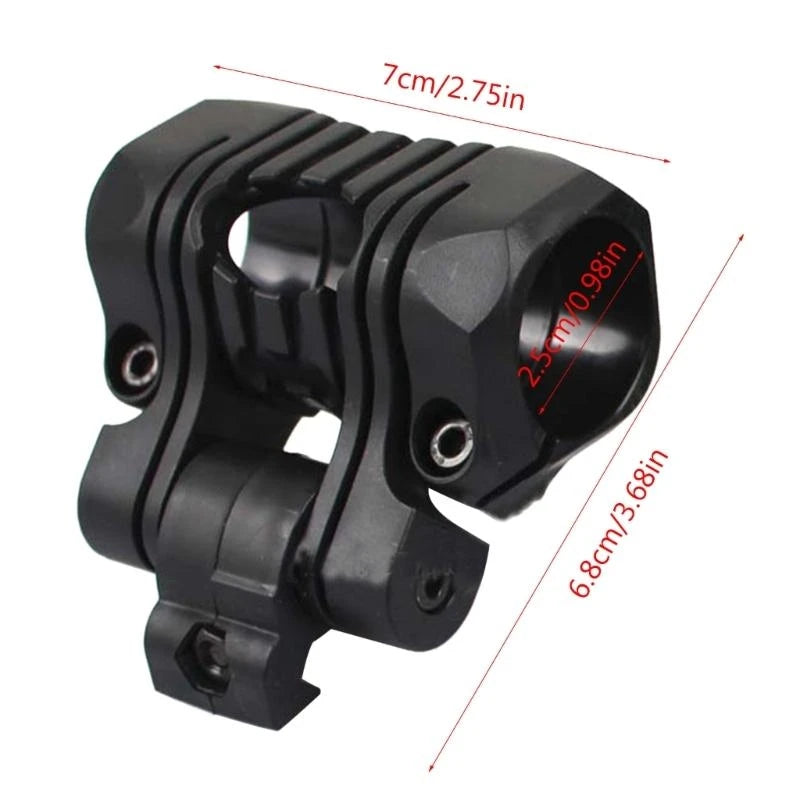 Flashlight Clamp Clip Fast Helmet Torch Case Quick Release Flashlight Lightweight Flashlight Portable Torch Holsters
