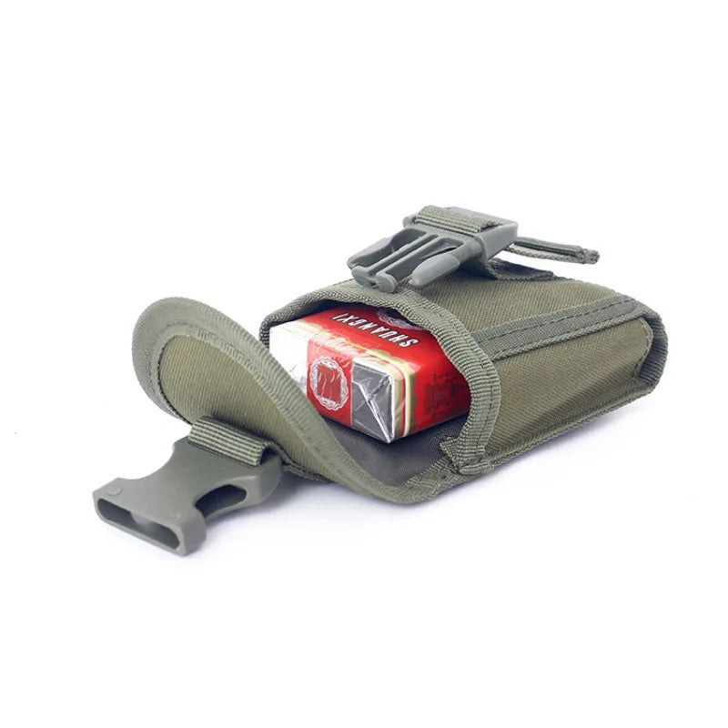 Compact EDC Pouch Tactical  Cigarette Bag Nylon Water Resistant MOLLE Tool Backpack Vest Hunting Mag Bag Waist Pack
