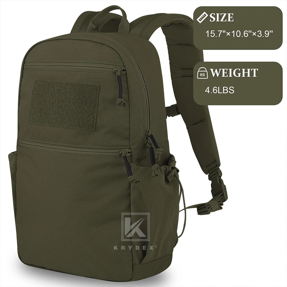 KRYDEX Tactical 14L Daypack Outdoor EDC Backpack Travel Range Pack Hiking Sport Hunting Lightweight Waterproof Backpack Bag
