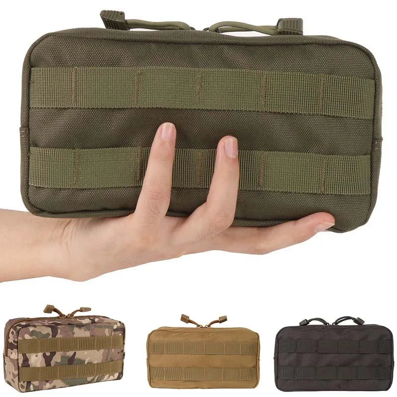 Tactical Molle EDC Tool Pouch Hunting Vest Dump Drop Pouches Outdoor Sports Fishing Camping Accessories Organizer EMT Waist Bag