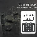 Hunting Gun Holster Kydex Pistol Case Light TLR-1 X400 X300 XC1 Bearing Waist Gun Bag for G17/19/19X/45/43/43X/20/29