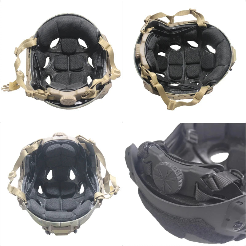 Upgrade SF Carbon Fiber Perforated Mountaineering and Cycling Expansion Helmet H016