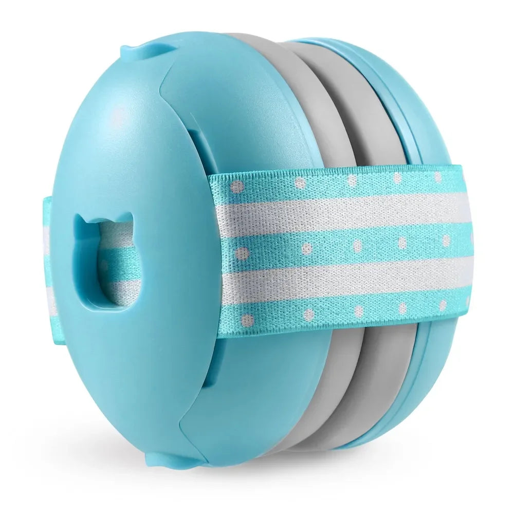 Newborn Baby Headphones Noise Reduction SNR 23dB, Lightweight Adjustable Ear Protection for Airplane Travel Sleeping, 0-36 Month