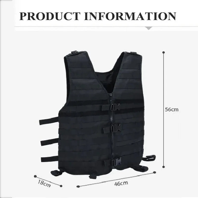 900D Quick Disassembly Lightweight Tactical Vest MOLLE Training Suit Military Airsoft Combat Mens Hunting Paintball Field Jacket