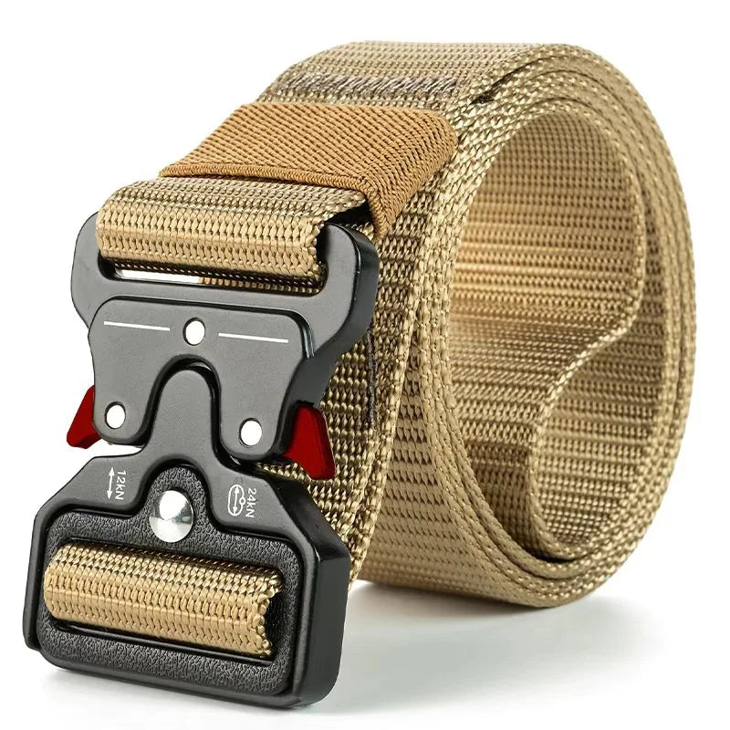 Tactical Belt Quick Release Outdoor Military Belt Soft Real Nylon Sports Accessories Men And Women Black Belt