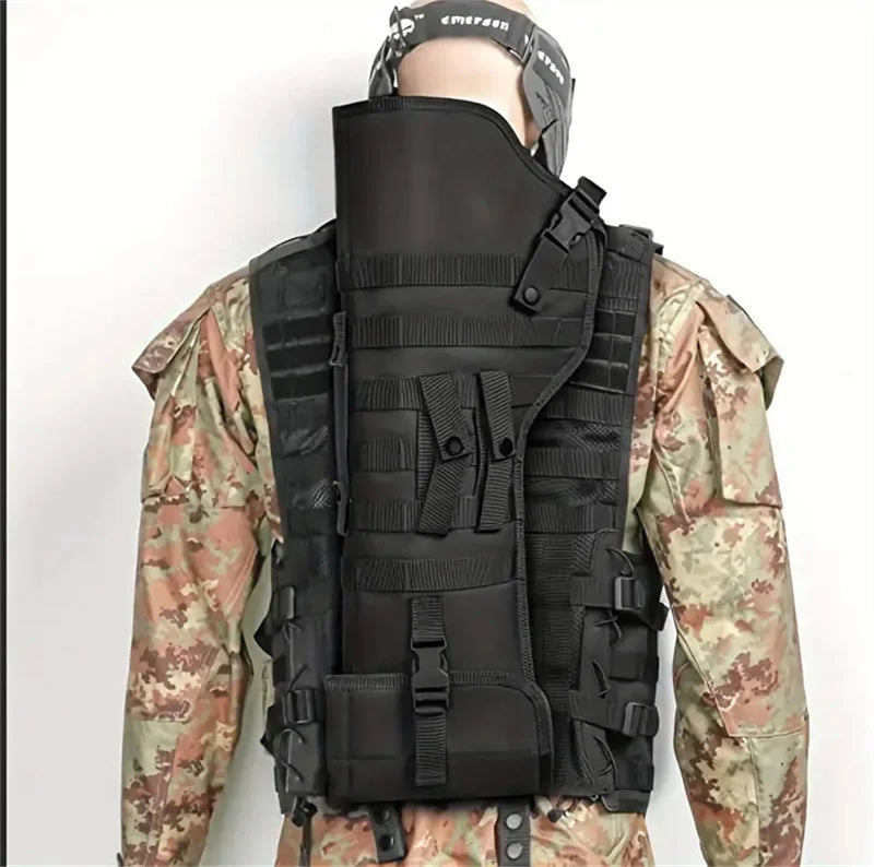 Tactical Gun Bag Military Outdoor Hunting Rifle Backpack Molle Handheld Gun Bag Single Shoulder Color Bullet Gun Equipment