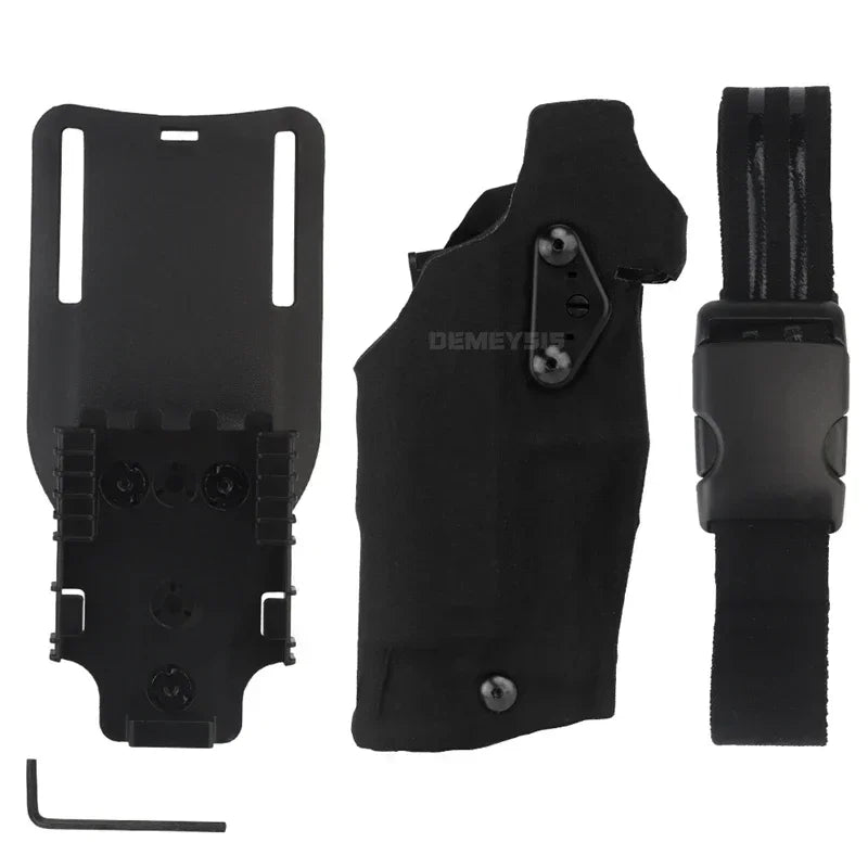 Tactical Holster for G17 Gen4 G19 with X300 X300U Flashlight Quick Locking System Shooting Hunting Pistol Gun Holsters