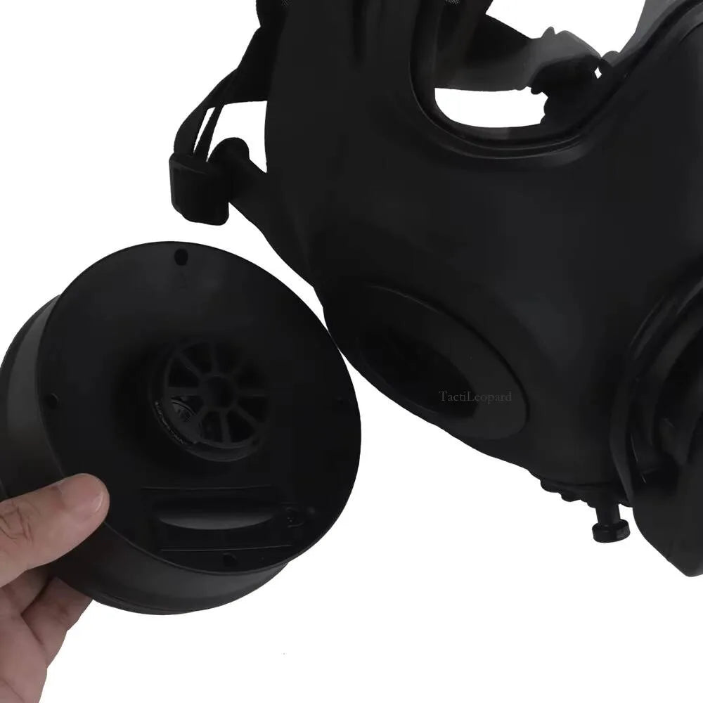Non-Functional FM-53 Gas Mask simulation Model with Microphone & Heat Dissipation, Dummy Tactical Mask CS Cosplay Game Hunting