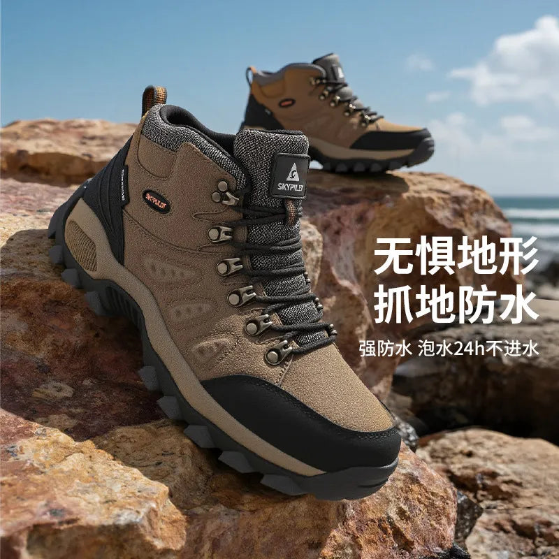 Skypilot Hiking Shoes Menwaterproof Climbing Camping Hunting Boots Outdoor Mountain Trekking Sneaker Tactical Wakling snow shoes