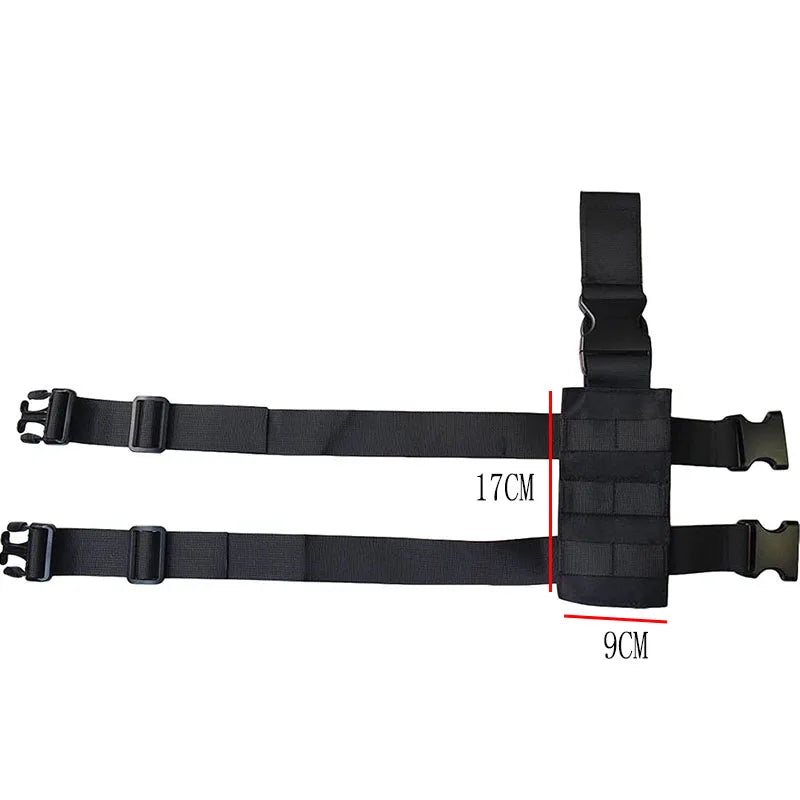 Tactical Drop Leg Platform Molle EDC Pouch Medical EMT Emergency First Aid Kit Bag IFAK Utility Tool Bag with Thigh MOLLE Rig