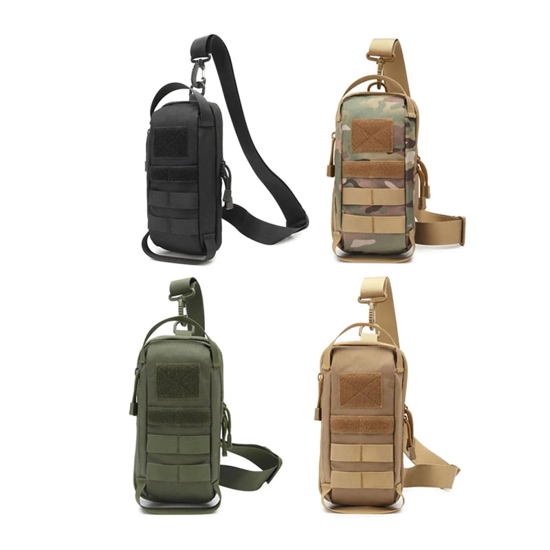 Sport Chest Bag for Men Waterproof Shoulder Sling Pack for Outdoor Hiking Camping Hunting Trekking Travelling
