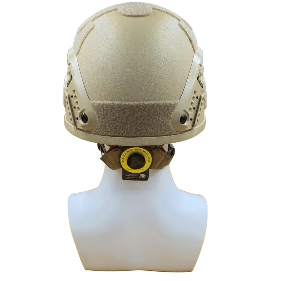 MICH Tactical Helmet with riot and impact protection. Built for field combat and military training.