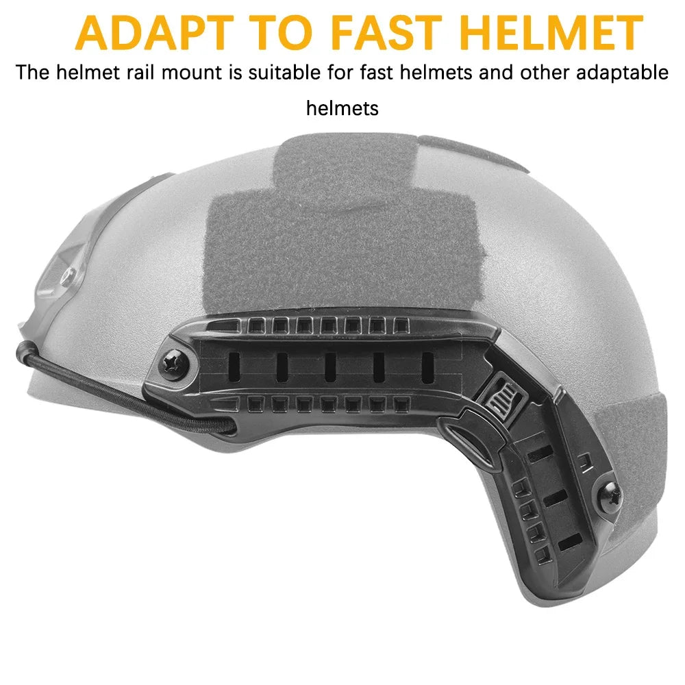 Rail Mount Rails for Tactical Helmet FAST Kit Paintball Airsoft Helmet Accessories for Military Tactical Helmet