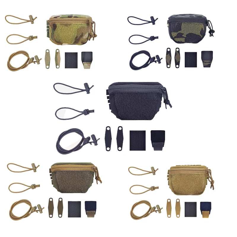 Tactical Helmet Pouch Night Vision Battery Box Rear Counterweight Pouch Helmet Mounted SC Style Helmet Storage Tools Storage Bag