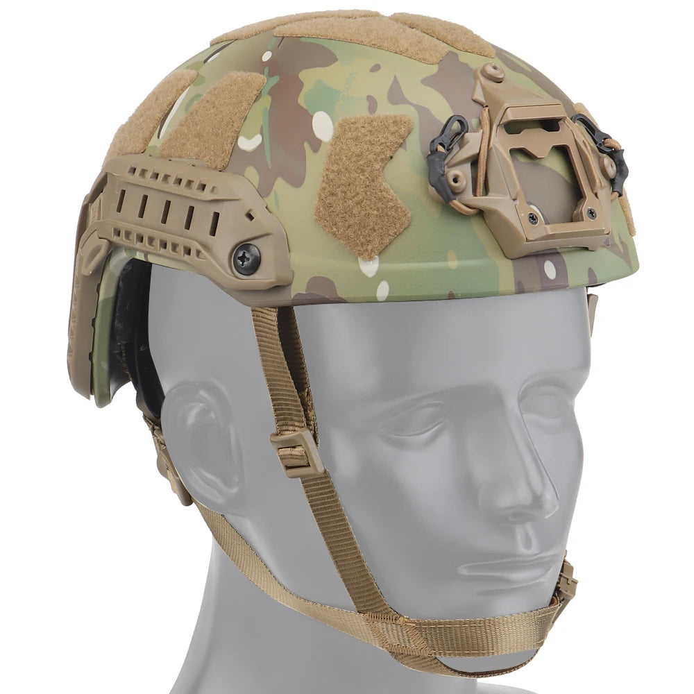 Fast SF Super High Cut Helmet Lightweight Full Protective Thicken Impact Resistance Safety Equipment for Airsoft Training