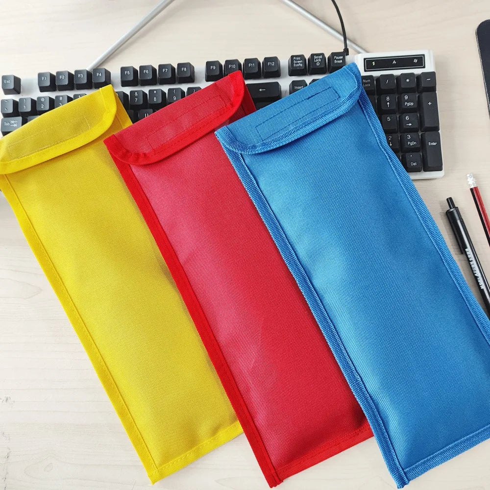 5PCS Camping Tent Stake Bag Oxford Cloth Ground Nails Storage Bag Outdoor Storage Bag Portable Handheld Tool Bag Accessories