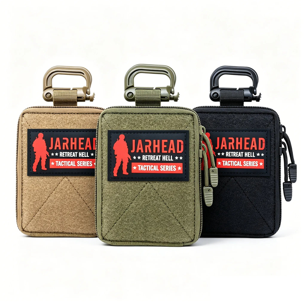 Tactical Mini Utility Pouch EDC Molle Accessory Bag with Hook-and-Loop Area for Outdoor Hunting and Emergency Use
