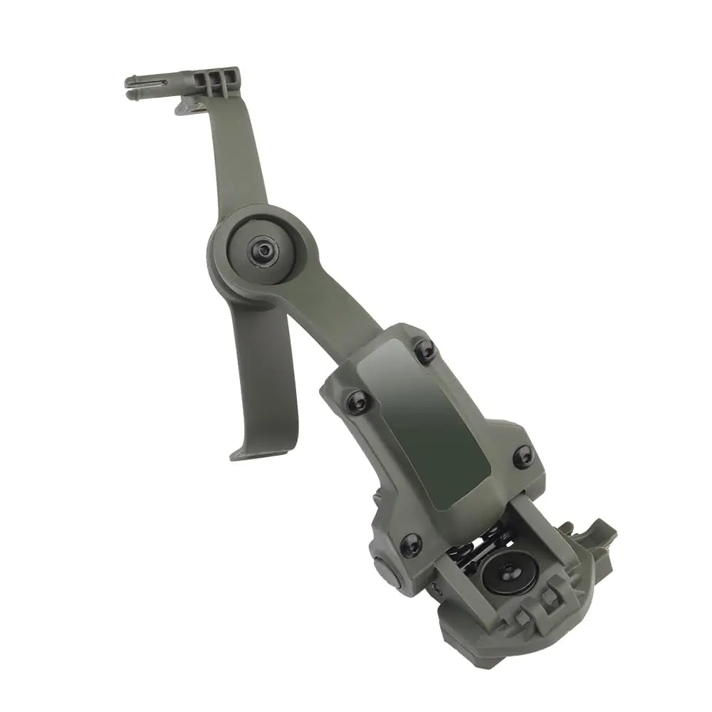 BOOIU Tactical Headset Holder Multi-angle Rotation Airsoft Shooting Headphone Bracket CORE ARC Wendy Mlok Rail Guide Rail Helmet