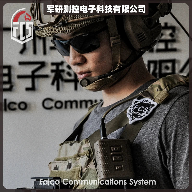 NEW FCS-TACTICAL V60 PTT Multiple Functions Two Communication Channels for AMP Headset and PRC148 152 Radios