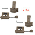 BOOIU 2PCS MPLS Tactical Helmet Light 3 Mode LED Flashlight IR Lamp Outdoor Cycling Hunting Military Night Lighting Helmet Light