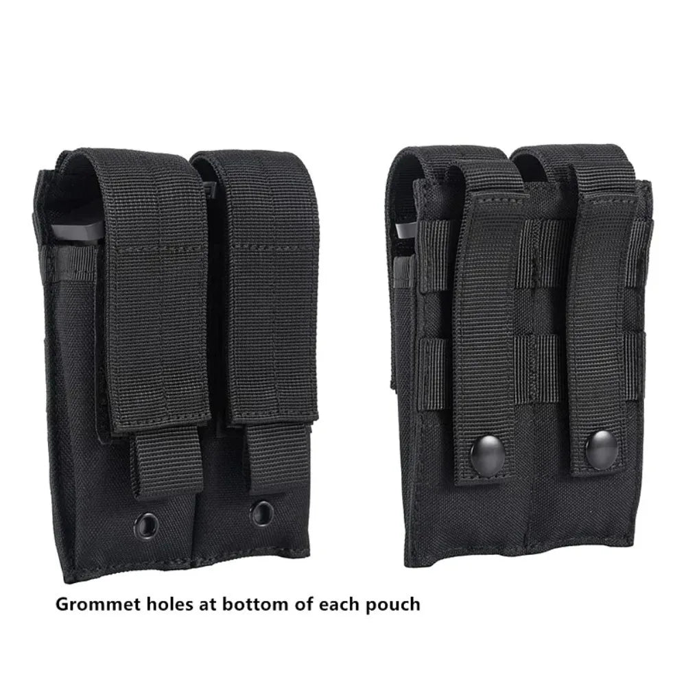 1PC New Small Double Magazine Bag Outdoor Multi-functional Accessories Hanging Bag Vest Accessories Bag Hunting Accessories