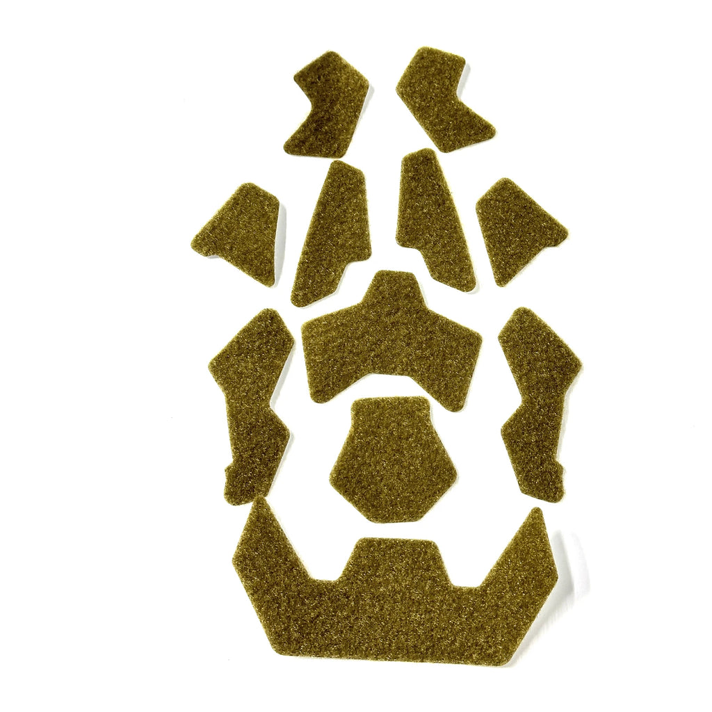 11Pcs Super High Cut Tactical FAST Helmet Magic Sticker Helmet Patches Hook Loop Fastener Kit Sticky Helmet Accessories