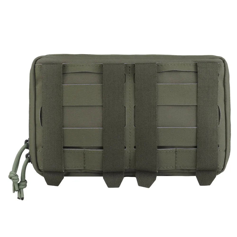 Two-Way Zipper ARC Pouch Nylon GP Admin Pouch MOLLE-Compatible for Plate Carrier Multi-Purpose Hunting Airsoft Accessories