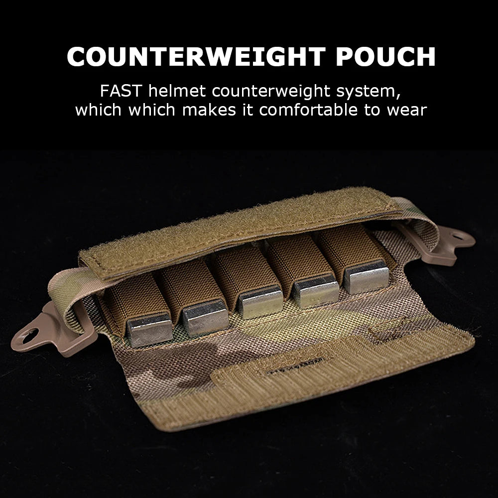 Tactical Helmet Counterbalance Weight Bag NVG Counterweight Pouch for OPS-Core Fast BJ PJ MH Helmets,Helmet Accessories