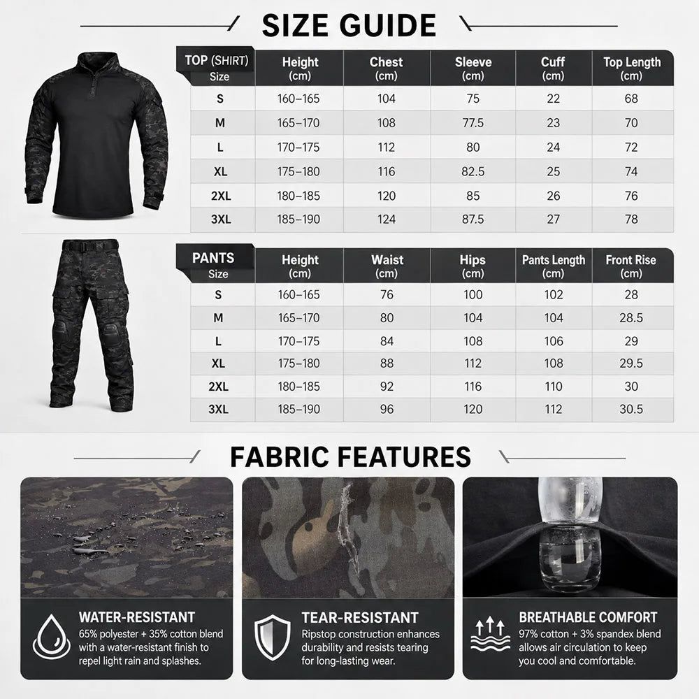 Men's Full Airsoft Combat Gear Set Combat Vest Set with PJ FAST Helmet for CS Wargame Paintball Cosplay Role Play Training
