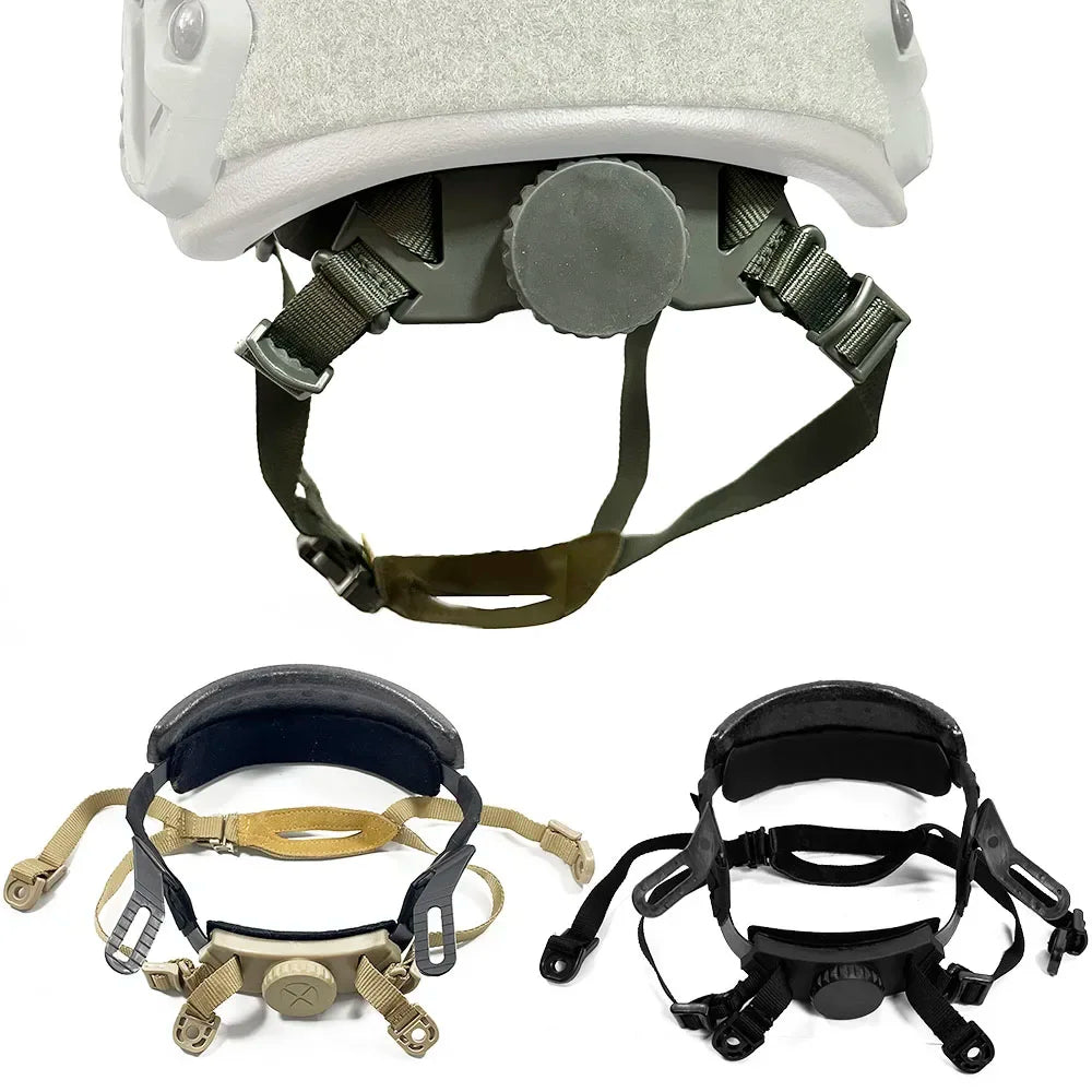 Tactical Fast Helmet Adjustable Strap Suspension System Inner Locking Strap Hunting Helmet Accessories FAST SF HIGH CUT HELMET