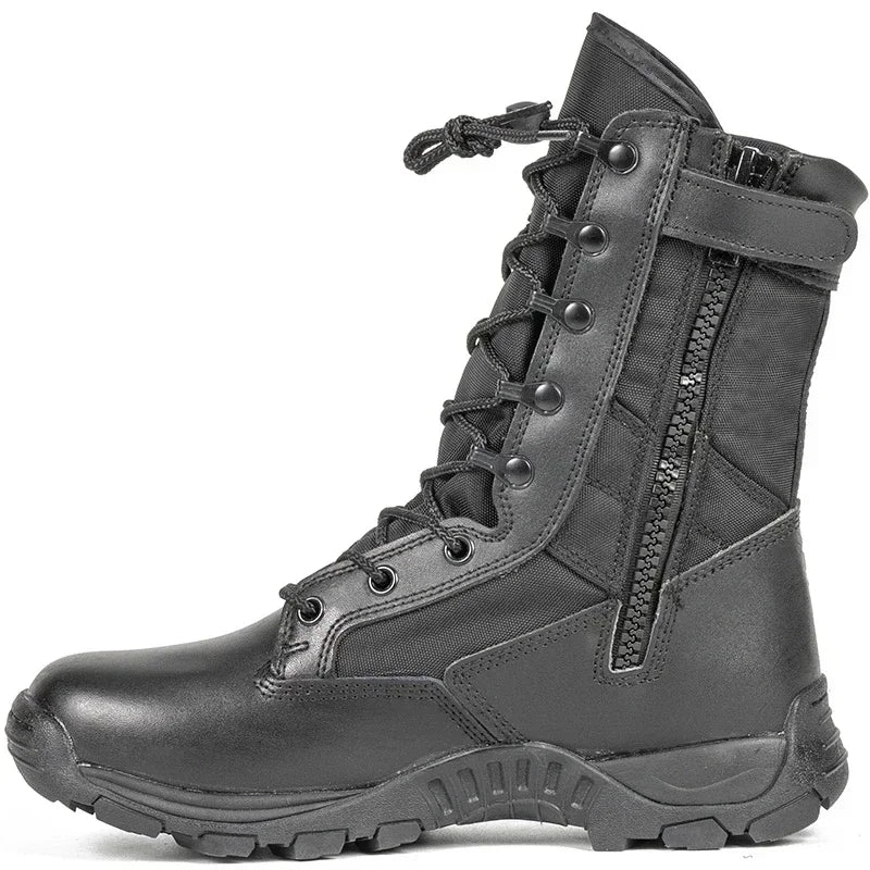 ZS High Top Hiking Boots Green Desert Boots Lightweight Training Shoes Outdoor Trekking Travel Camping Climbing Sports Sneakers