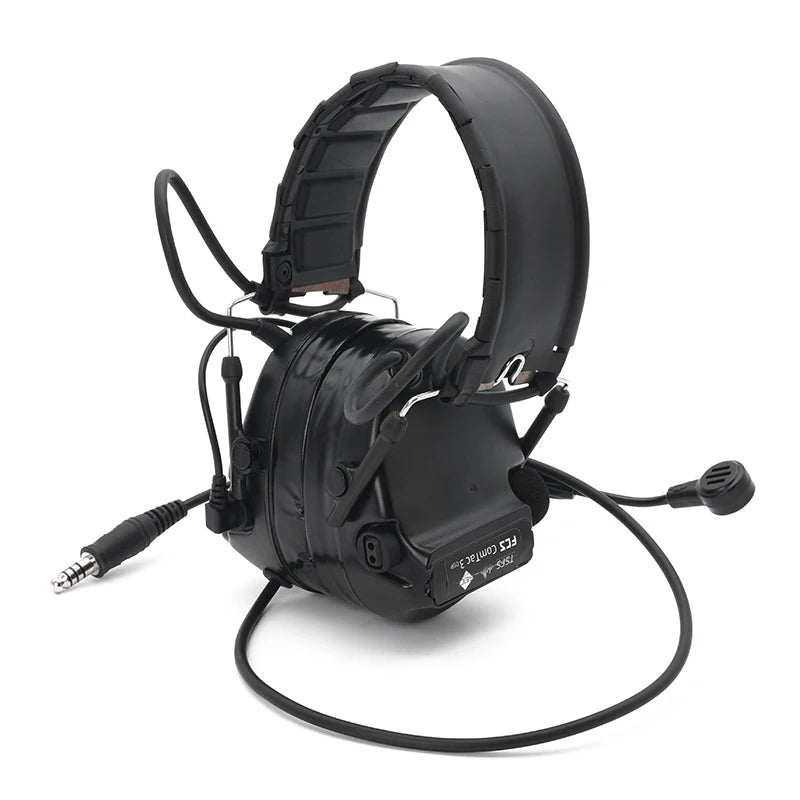 New Version FCS-Tactical Cm III 3 Headset Noise Reduction Headphone Earmuffs Shooting Protector for Walkie-Talkie PTT Radio