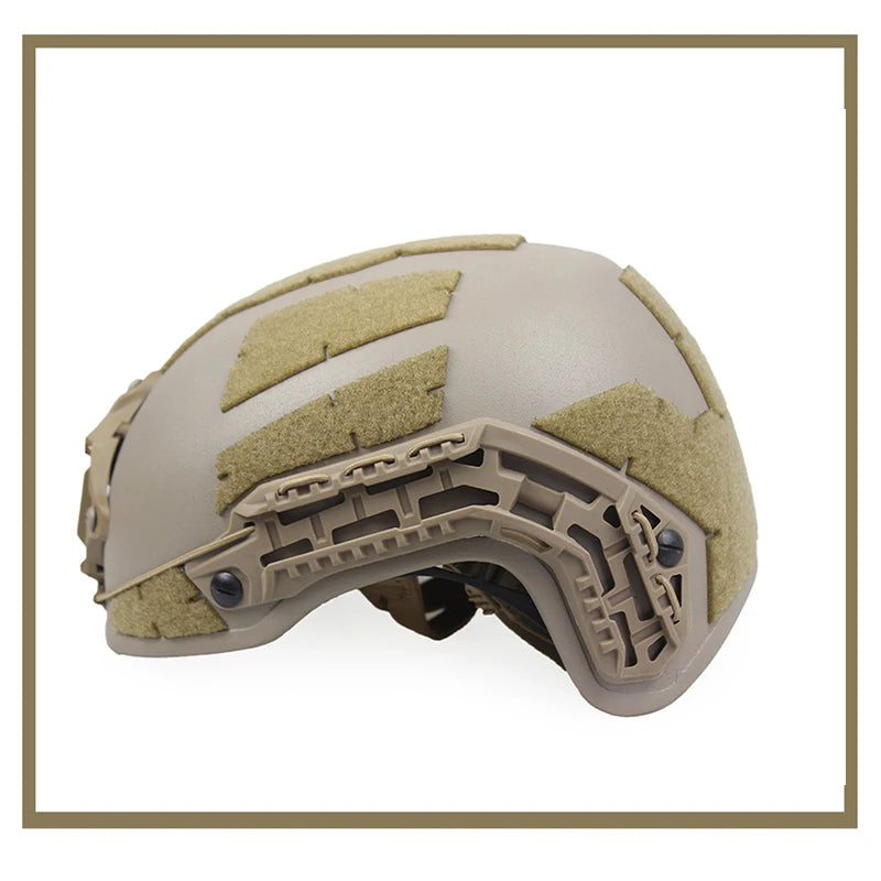 Aramid Ultra High Molecular Weight Ballistic Helmet Sandy