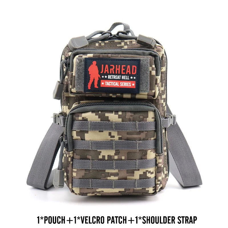 New Tactical Molle Zippered Pouch EDC Tool Pouch Tactical Phone Pouches Mini Waist Pouches Medical EDC IFAK Pack Mini Design