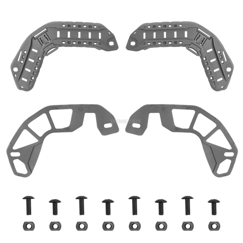 1 Pair Tactical FAST HIGH CUT Helmet Side Guide Rail ARC Helmet Mount Rail Hunting Airsoft Helmet Accessories Rails Kit