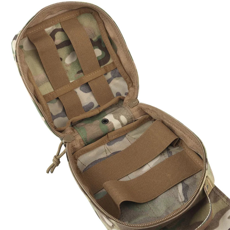 Emergency Rapid Deployment Medical Kit Multi Purpose First Aid Pouch for Outdoor Camping Survival Gear Essentials