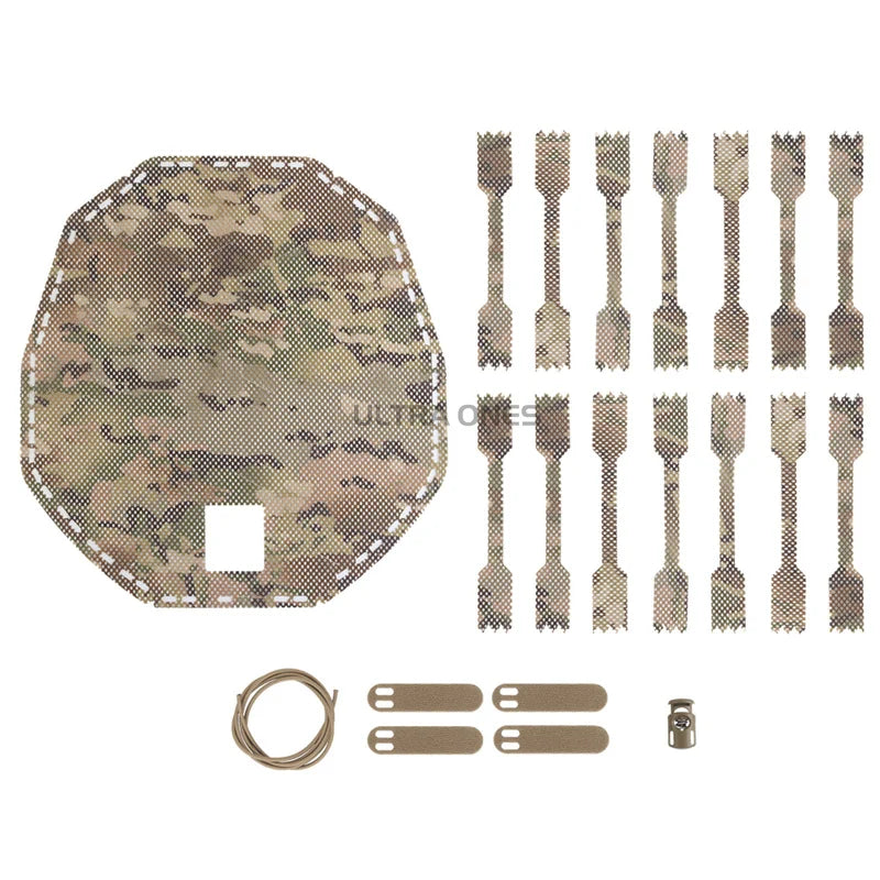 CS Airsoft Helmet Cloth  3D Camouflage Laser Cut  Lightweight Tactical Sports Helmet Camo Cover Hunting Helmet Gear Accessories