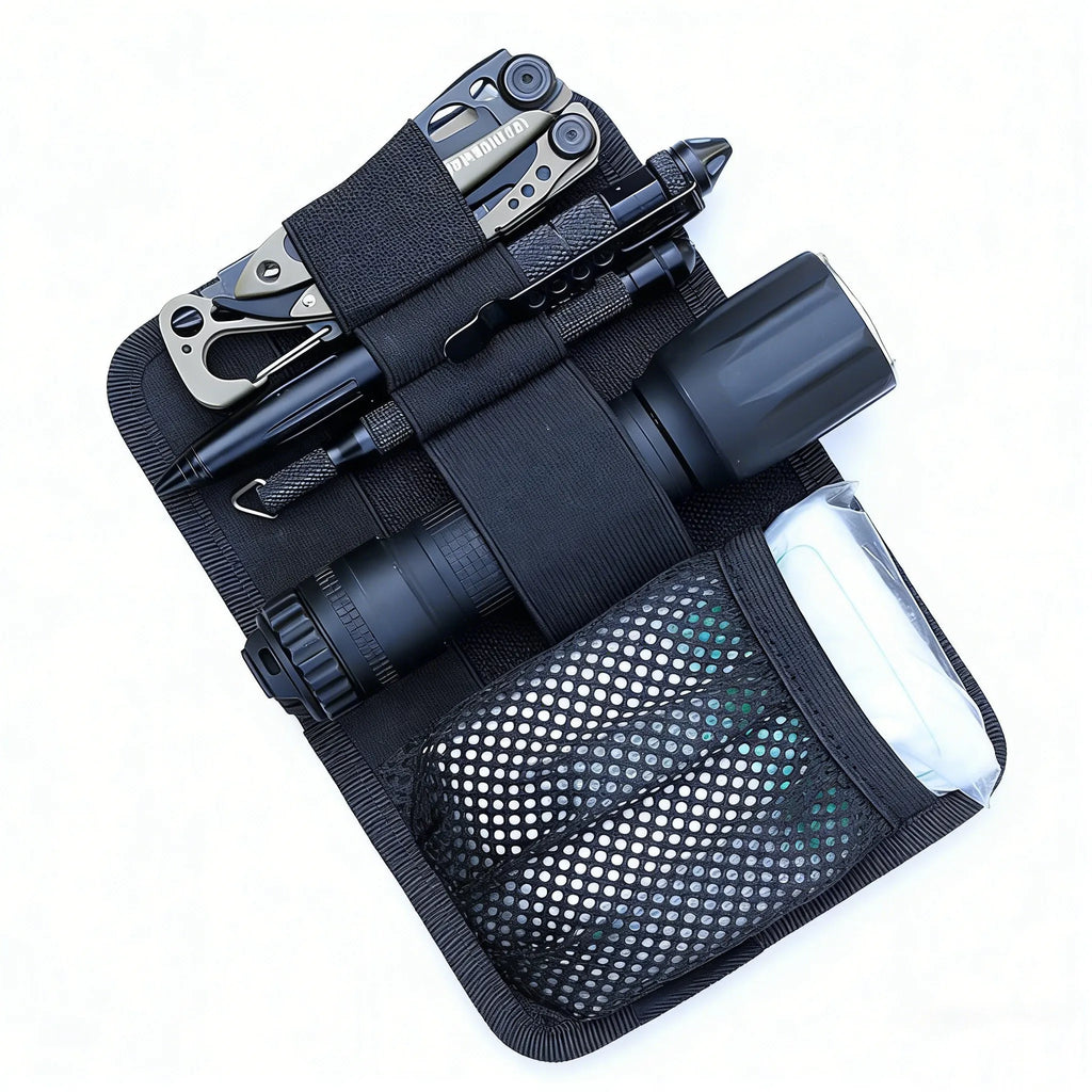 Tactical Accessory Expansion Tool Modular Hook Loop Panel EDC Organizer for Backpack Vest Camping Hunting Accessories