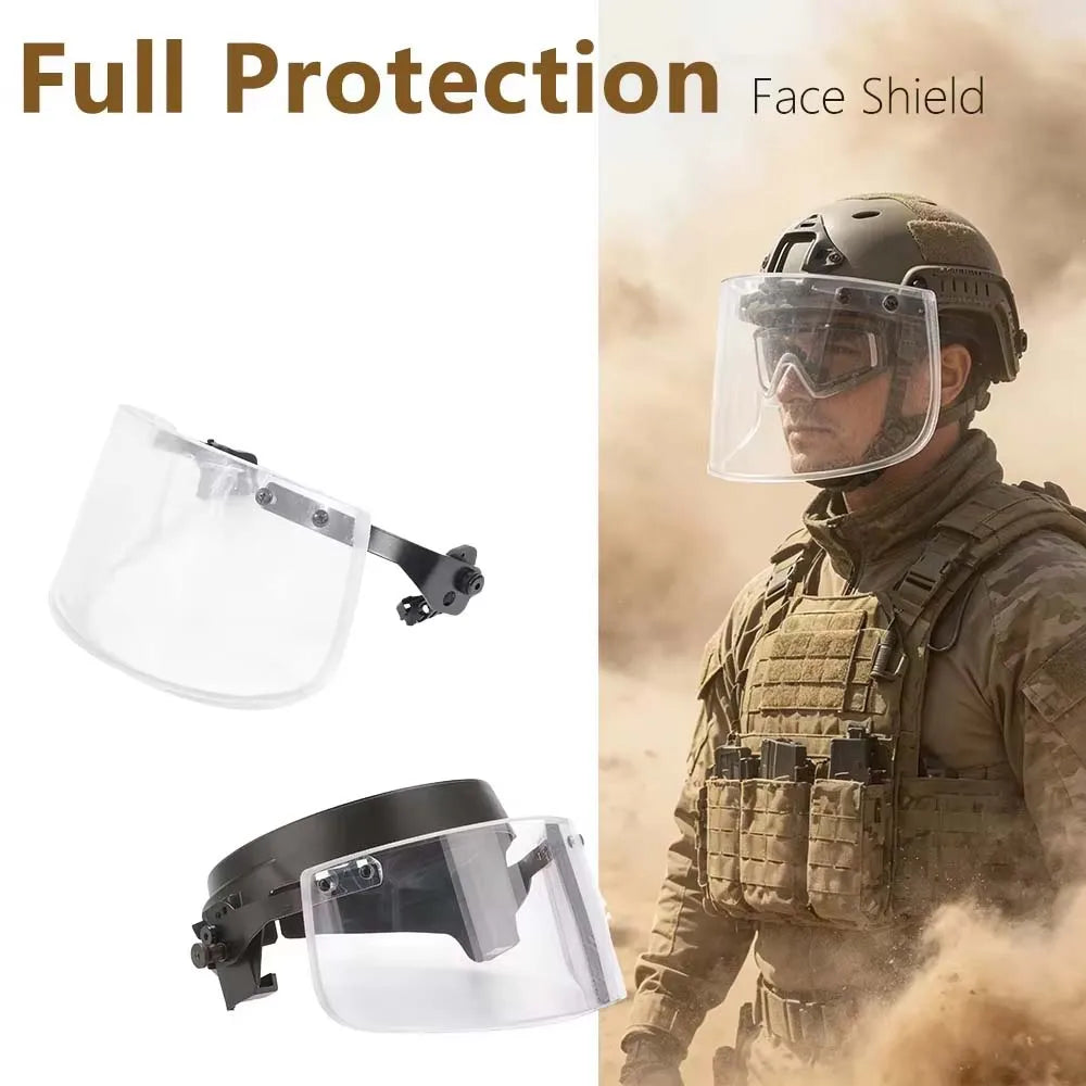 Face Shield For FAST MICH M88 Picatinny Railed Tactical Helmet