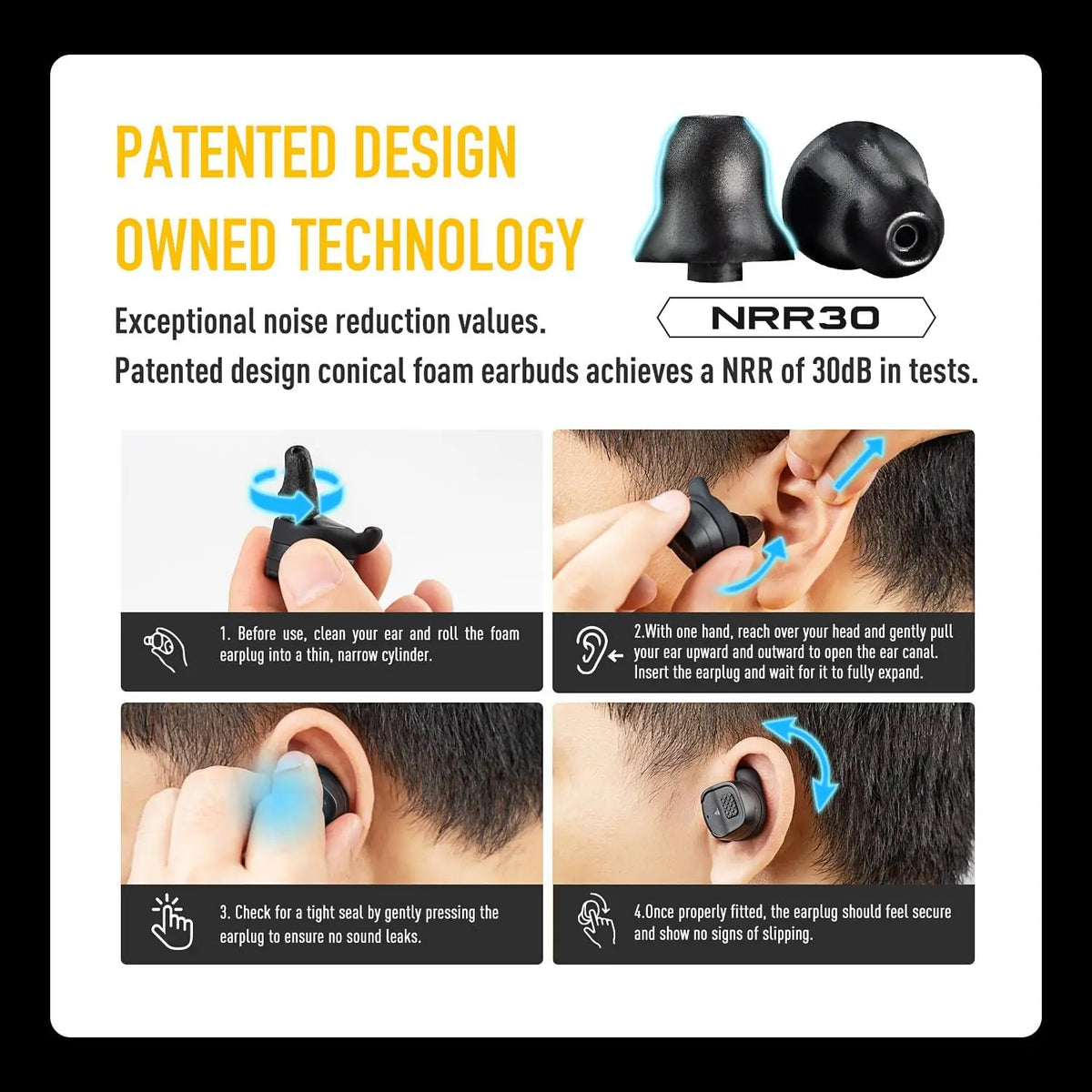 EARMOR M20T PRO Bluetooth 5.4 Upgraded Electronic Shooting Ear Protection , Noise Canceling & Sound Amplification