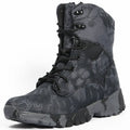 Outdoor Men's Boots High Top Python Camouflage Combat shoes Tactical Desert Boots Men Shoes Motorcycle Boot Woman