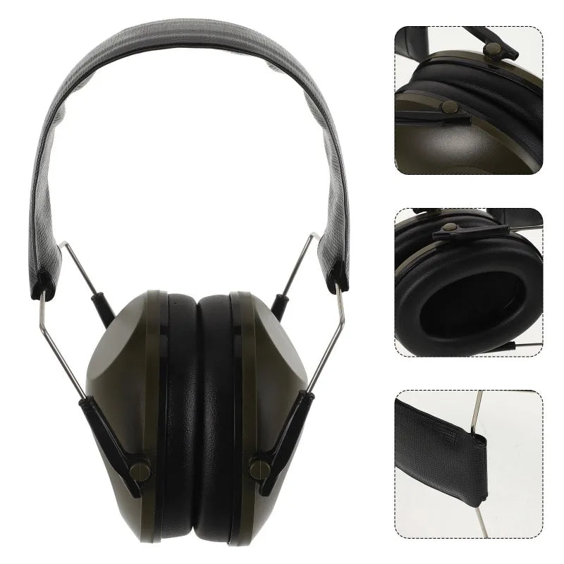 Tactical Headphones Electronic Shooting Earmuff Anti-noise Hearing Protection Soundproofing Headset Foldable Earmuffs