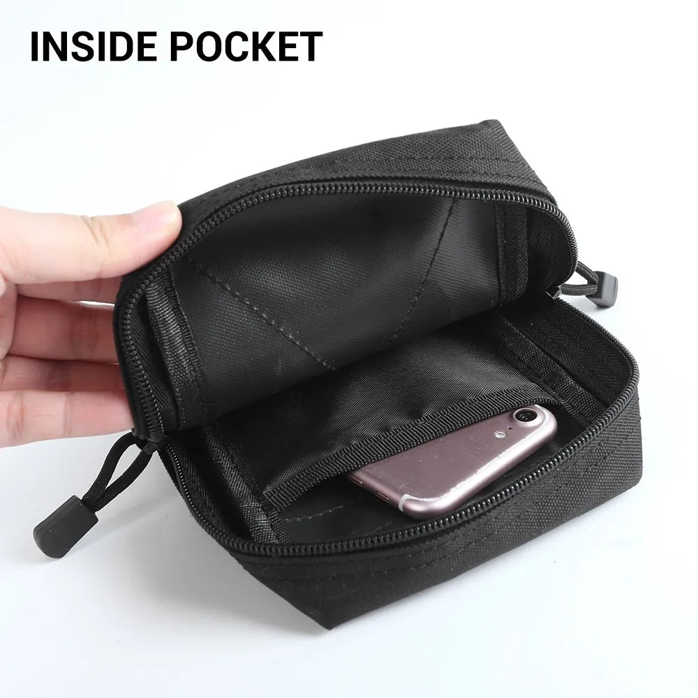 Tactical Molle Pouch Multi-Purpose Compact Belt Waist Bag Small Utility EDC Tool Pouch Funny Pack Hunting Airsoft Accessories