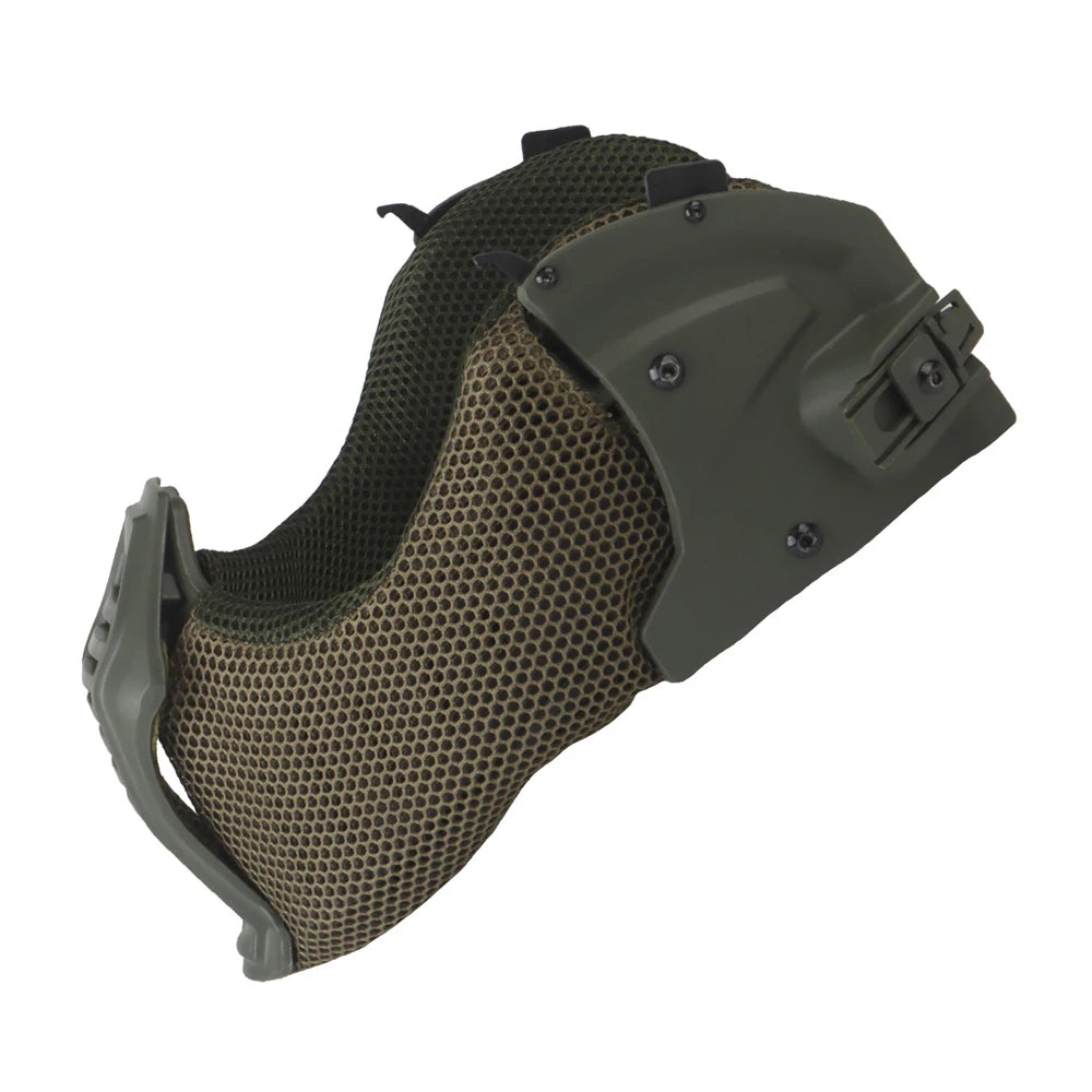 Tactical Team Wendy 3.0 Helmet Mouthguard Modular Hunting Shooting Airsoft CS Games Protective Half Face Mask Helmet Accessories