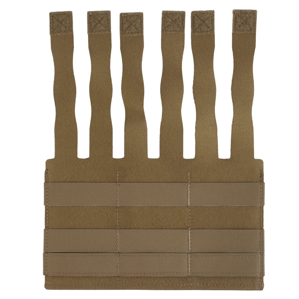 Tactical Lightweight Elastic Triple Mag Pouch 5.56/7.62mm Hunting CS Wargame Molle System Accessories Waist Bag Holster