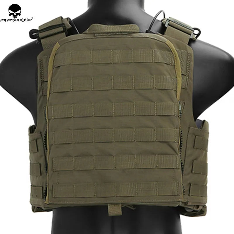 Emersongear Tactical Quick Release Vest Plate Carrier MOLLE Outdoor Protective Gear for Airsoft Paintball Hunting